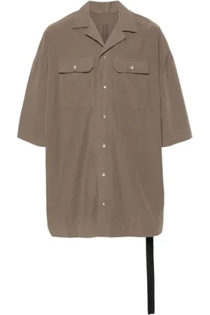 Rick Owens Herre, Skjorter, Brun, L