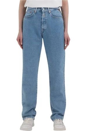 Replay Dame, Jeans, Blå, W32 L32