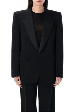 Saint Laurent Dame, Jakker, Svart, M