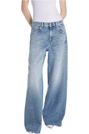 Replay Dame, Jeans, Blå, W27 L32