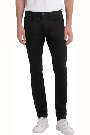 Replay Herre, Jeans, Svart, W38 L32