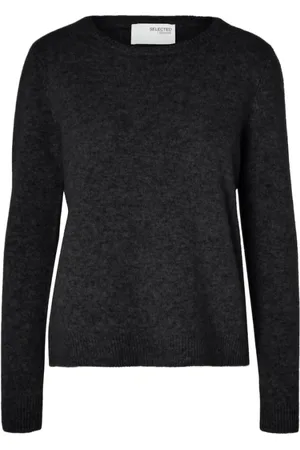 SELECTED Dame, Strikkevarer, Svart, XS