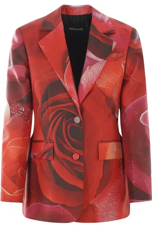 Roberto Cavalli Dame, Jakker, Rød, M