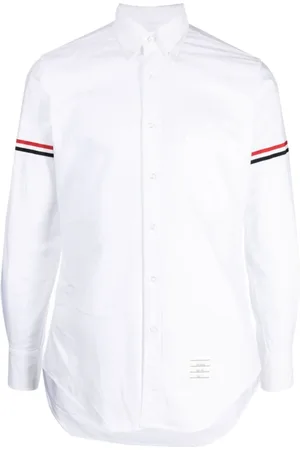 Thom Browne Herre, Skjorter, Hvit, 2XL