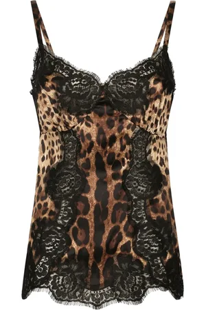 Dolce & Gabbana Dame, Topper, Brun, L