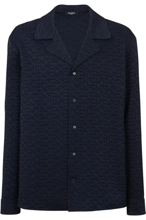 Balmain Herre, Skjorter, Blå, L