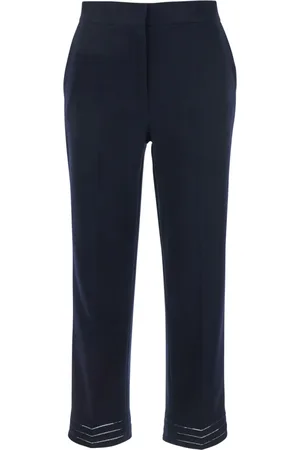 Twin-Set Dame, Bukser, Blå, L