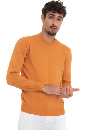Gran Sasso Herre, Strikkevarer, Oransje, 5XL