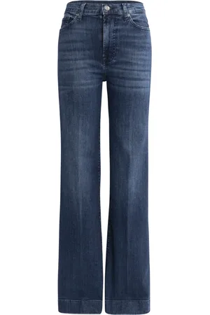 7 for all Mankind Dame, Jeans, Blå, W29