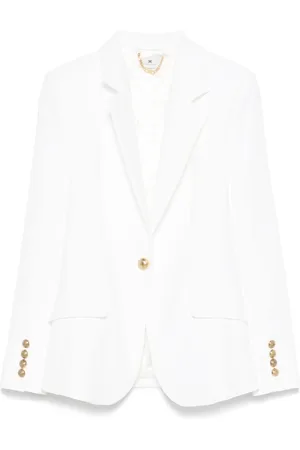 Elisabetta Franchi Dame, Jakker, Hvit, M