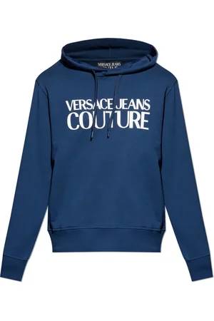 VERSACE Herre, Gensere & Hettegensere, Blå, 2XL