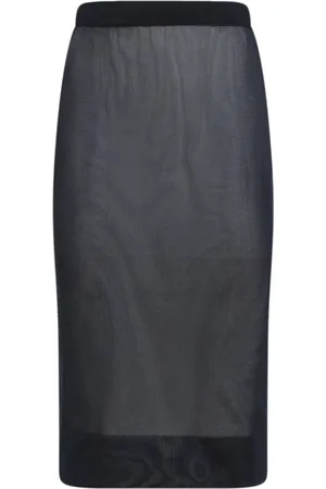 Saint Laurent Dame, Skjørt, Blå, M