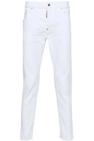 Dsquared2 Herre, Jeans, Hvit, XL