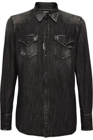 Dsquared2 Herre, Skjorter, Svart, M