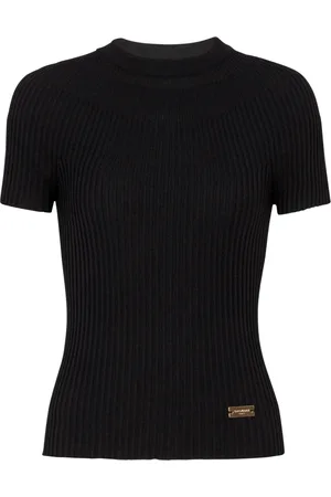 Balmain Dame, Strikkevarer, Svart, M