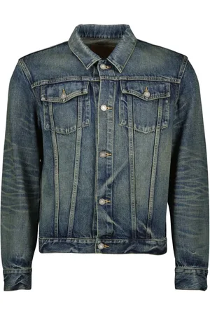 Saint Laurent Herre, Jakker, Blå, XL