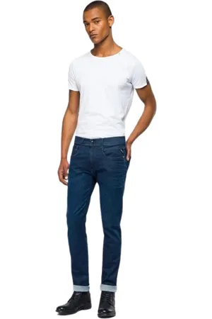 Replay Herre, Jeans, Blå, W32 L32