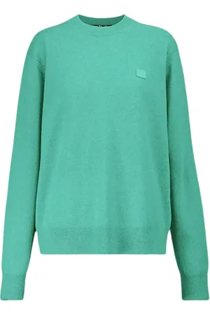 Acne Studios Dame, Strikkevarer, Grønn, L