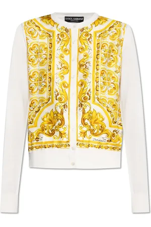 Dolce & Gabbana Dame, Strikkevarer, Hvit, M