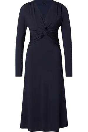 HUGO BOSS Dame, Kjoler, Blå, M