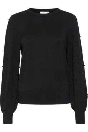 Kaffe Dame, Strikkevarer, Svart, L