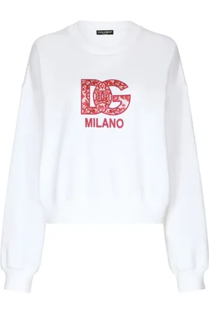 Dolce & Gabbana Dame, Gensere & Hettegensere, Hvit, 3XS
