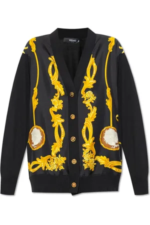 VERSACE Dame, Strikkevarer, Svart, S