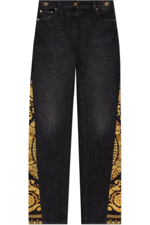 VERSACE Dame, Jeans, Svart, W27