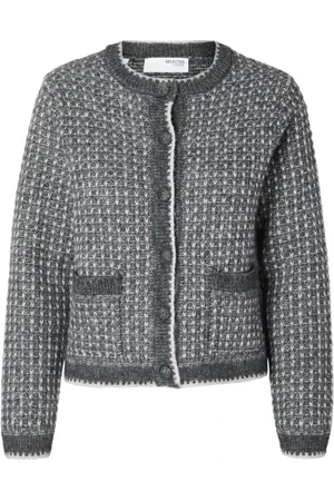 SELECTED Dame, Strikkevarer, Grå, XS