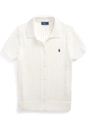 Ralph Lauren Dame, Strikkevarer, Hvit, M