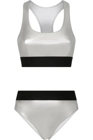 Dolce & Gabbana Dame, Svømmetøy, Grå, M