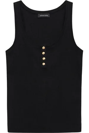 ANINE BING Dame, Topper, Svart, M