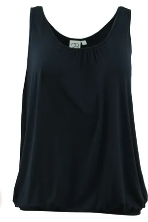2-Biz Dame, Topper, Svart, 2XL