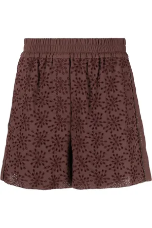 Brunello Cucinelli Dame, Shorts, Rød, S