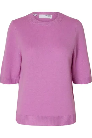 SELECTED Dame, Strikkevarer, Rosa, L
