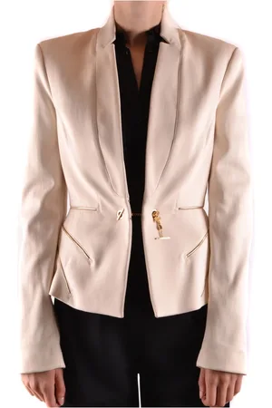 Elisabetta Franchi Dame, Jakker, Hvit, L