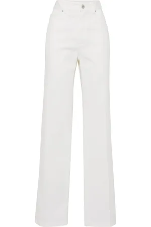 Brunello Cucinelli Dame, Bukser, Hvit, S