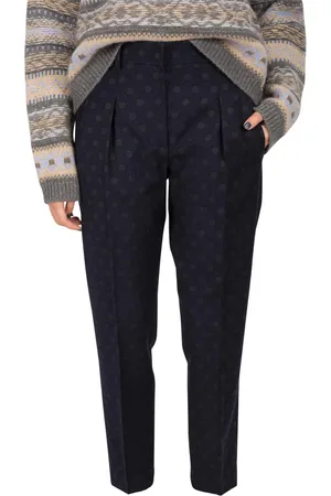 Brunello Cucinelli Dame, Bukser, Svart, S