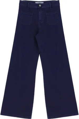 Please Dame, Bukser, Blå, XL