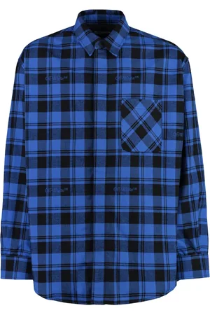 OFF-WHITE Herre, Skjorter, Blå, S