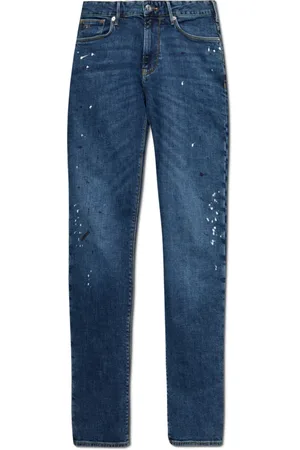 Emporio Armani Herre, Jeans, Blå, W31