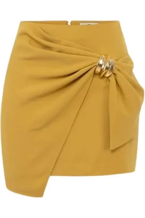Elisabetta Franchi Dame, Skjørt, Gul, S