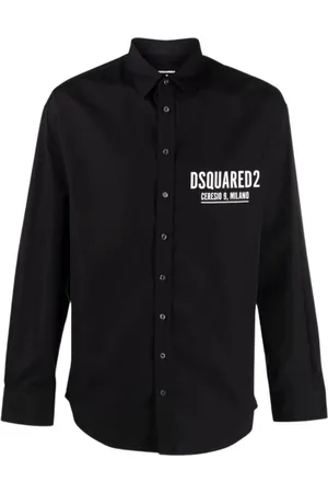 Dsquared2 Herre, Skjorter, Svart, S