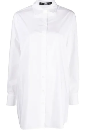 Karl Lagerfeld Dame, Bluser & Skjorter, Hvit, S