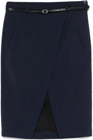 Patrizia Pepe Dame, Skjørt, Blå, XS