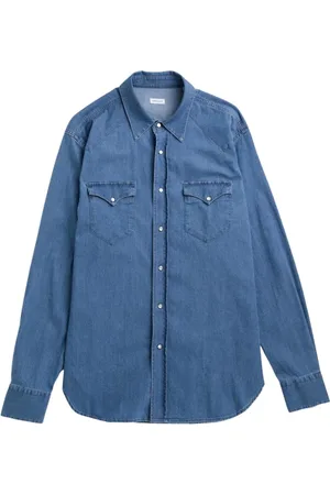 Orian Herre, Skjorter, Blå, 3XL