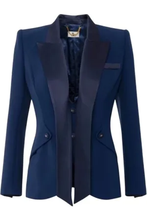 Elisabetta Franchi Dame, Jakker, Blå, L