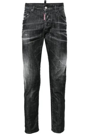 Dsquared2 Herre, Jeans, Svart, XL