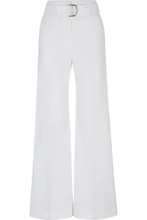 HUGO BOSS Dame, Bukser, Hvit, 2XL