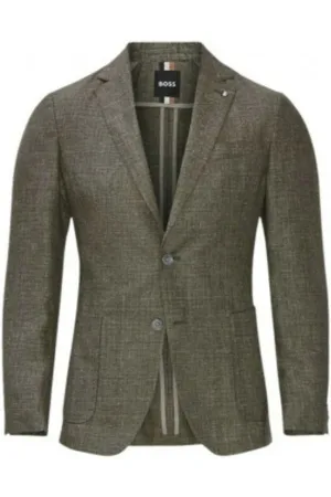 HUGO BOSS Herre, Dress, Grønn, S